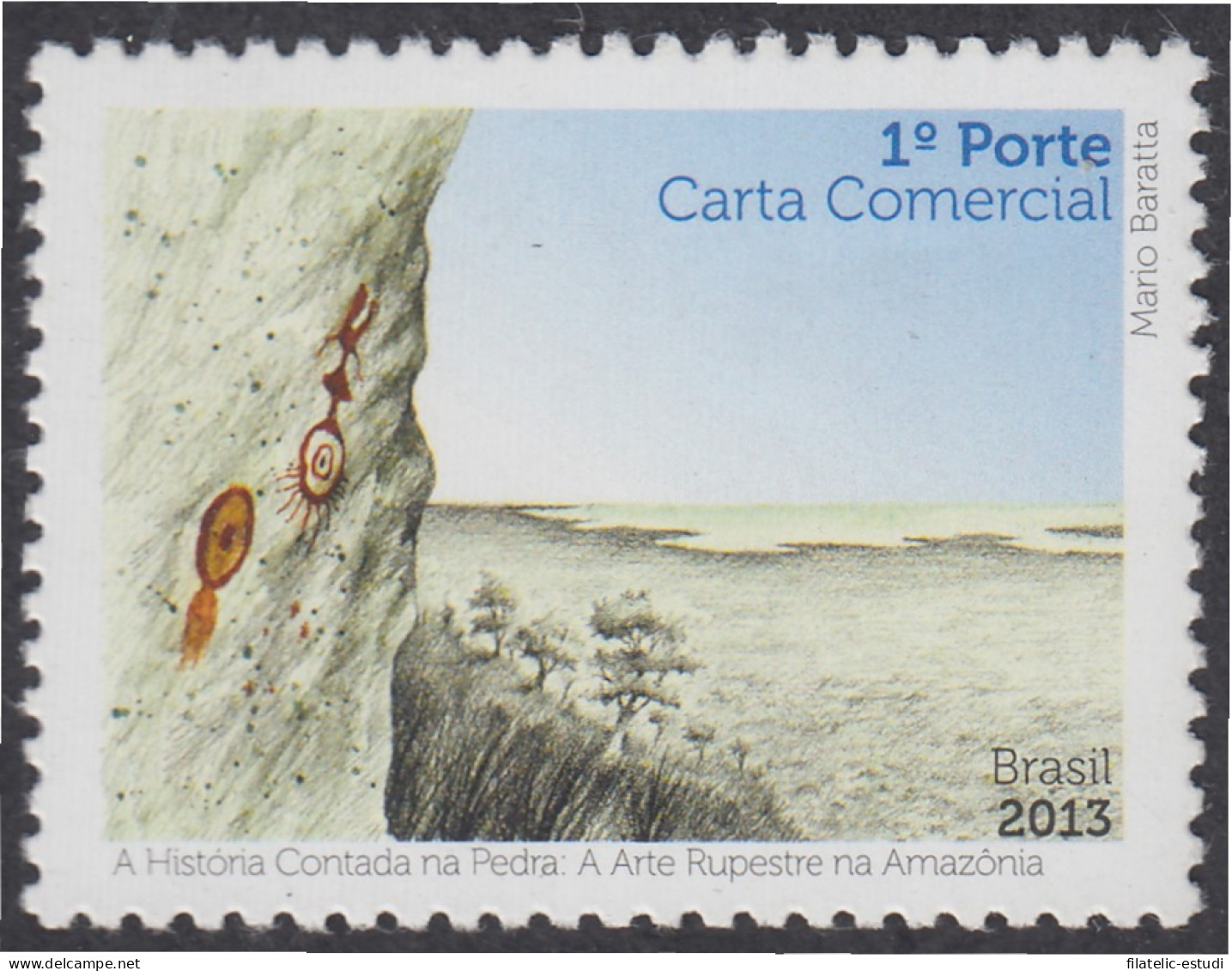 Brasil Brazil 3293 2013 Arte Rupestre Del Amazonas MNH - Other & Unclassified