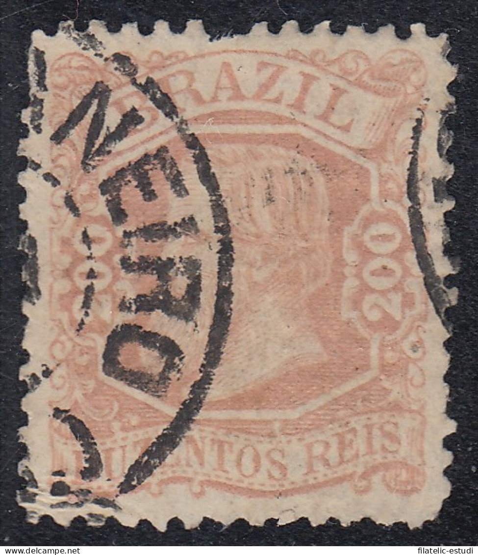 Brasil Brazil 56 1882/85 Emperador Pedro II Usado - Autres & Non Classés