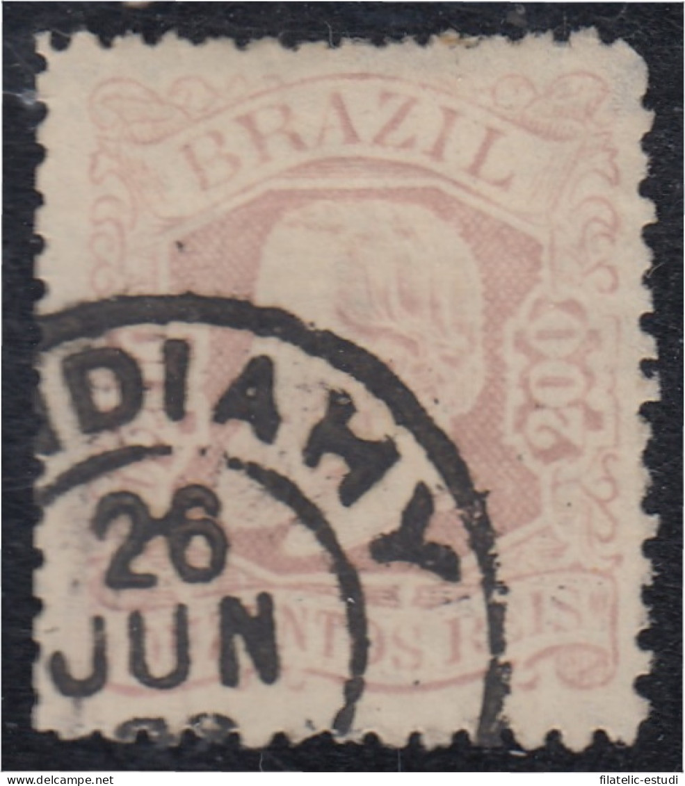 Brasil Brazil 55 1882/85 Emperador Pedro II Usado - Other & Unclassified