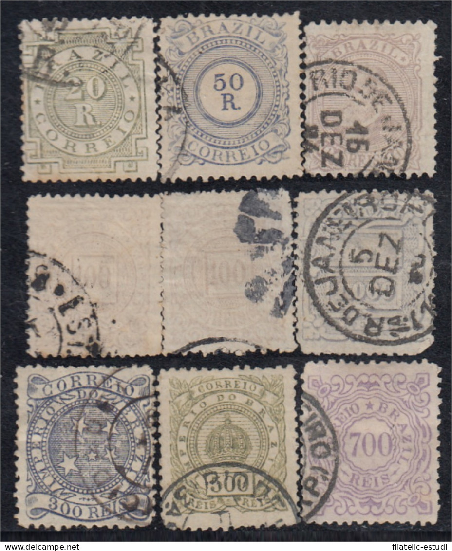 Brasil Brazil 59/67 1884/88 Serie Antigua Cifras  Usados - Andere & Zonder Classificatie