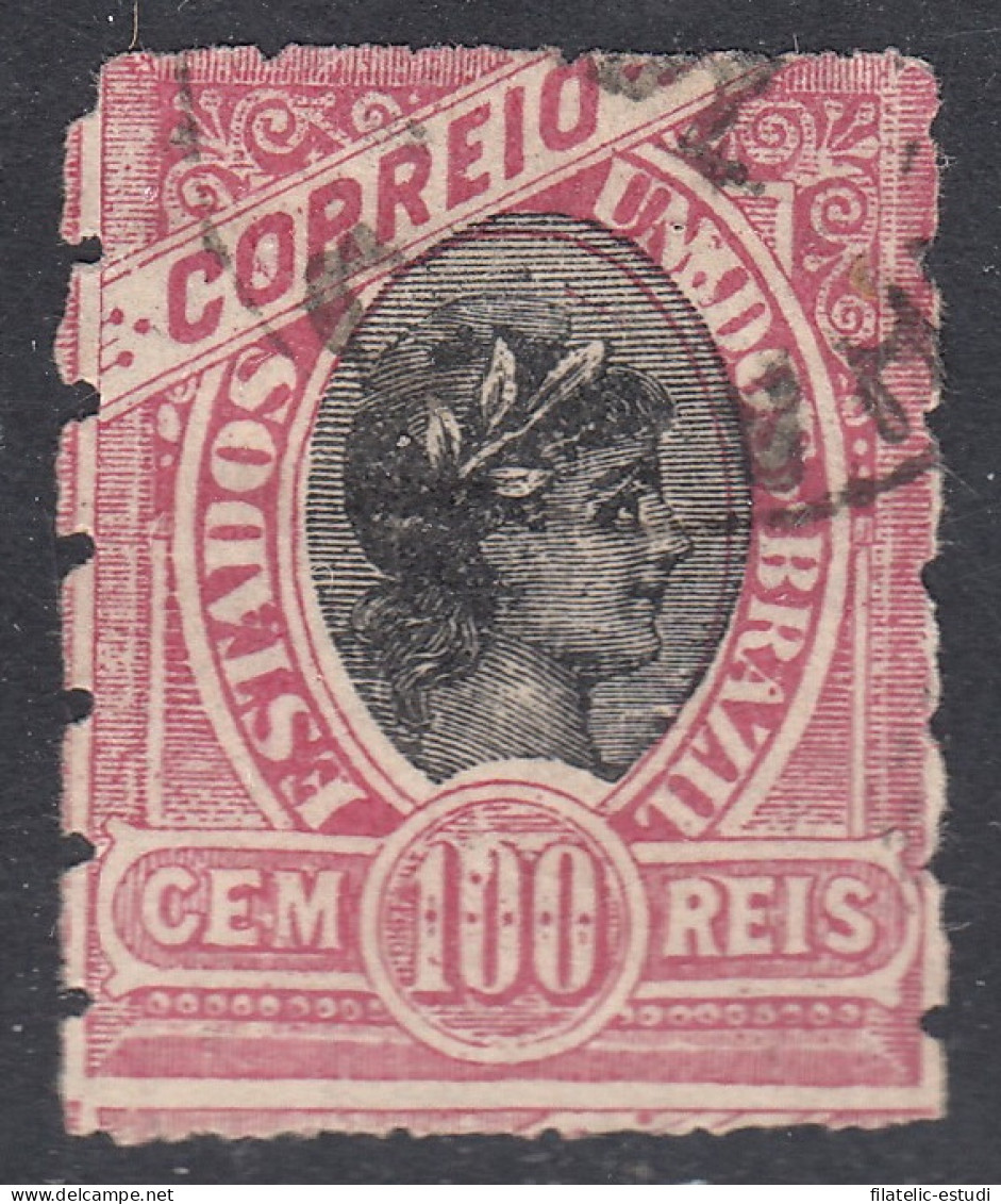 Brasil Brazil 90aB 1897 Nuevos Grabados Libertad Liberty Usado - Autres & Non Classés