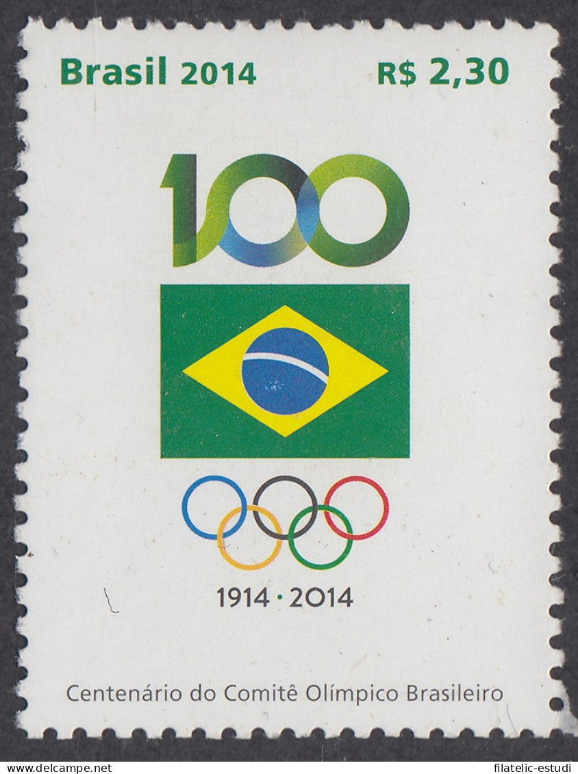 Brasil Brazil 3344 2014 Centenario Del Comité Olímpico Brasileño MNH - Other & Unclassified
