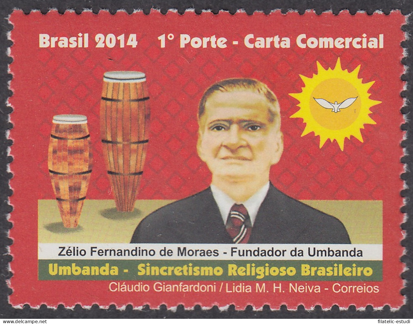 Brasil Brazil 3328 2014 Zélio Fernandino De Moraes MNH - Other & Unclassified