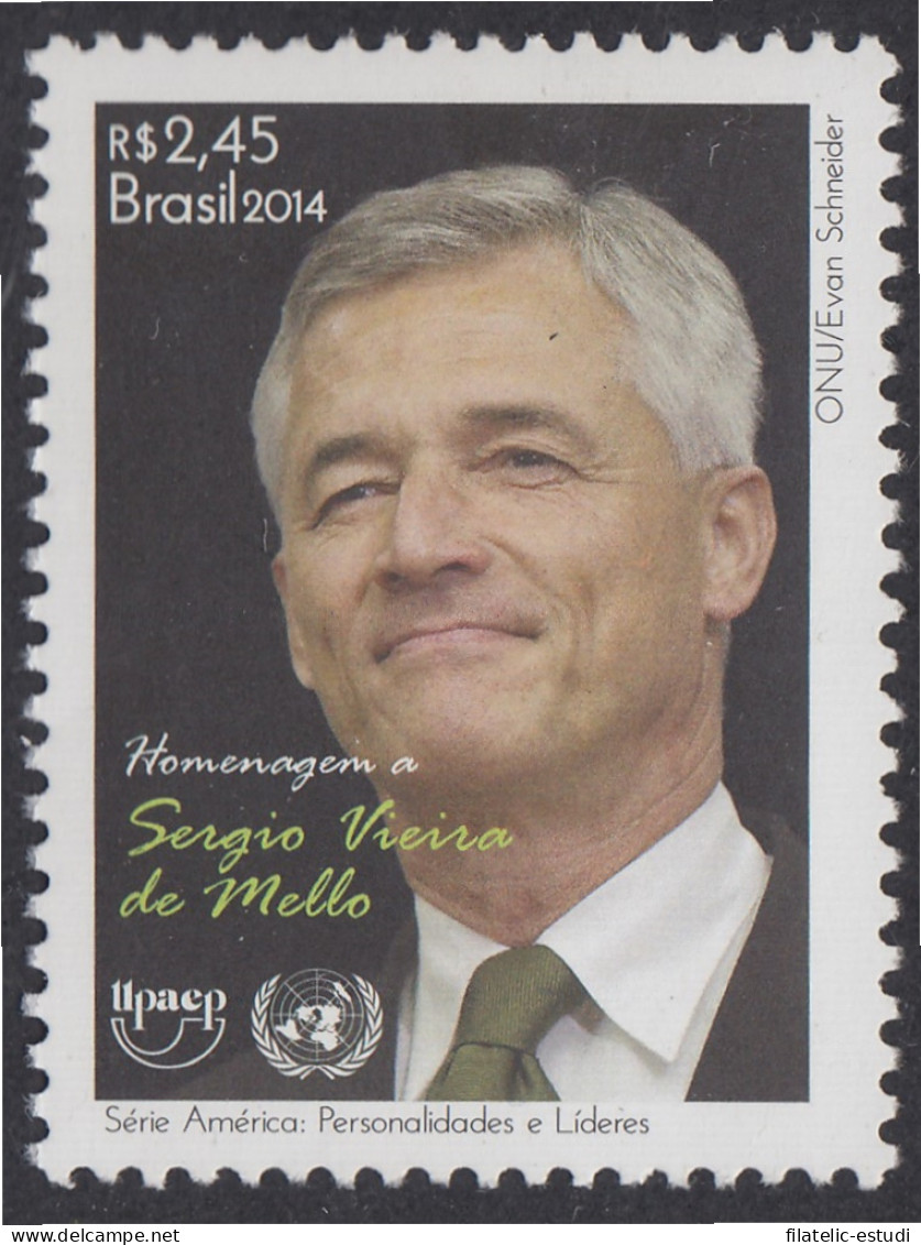 Brasil Brazil 3352 2014 Sergio Vieira De Mello MNH - Sonstige & Ohne Zuordnung