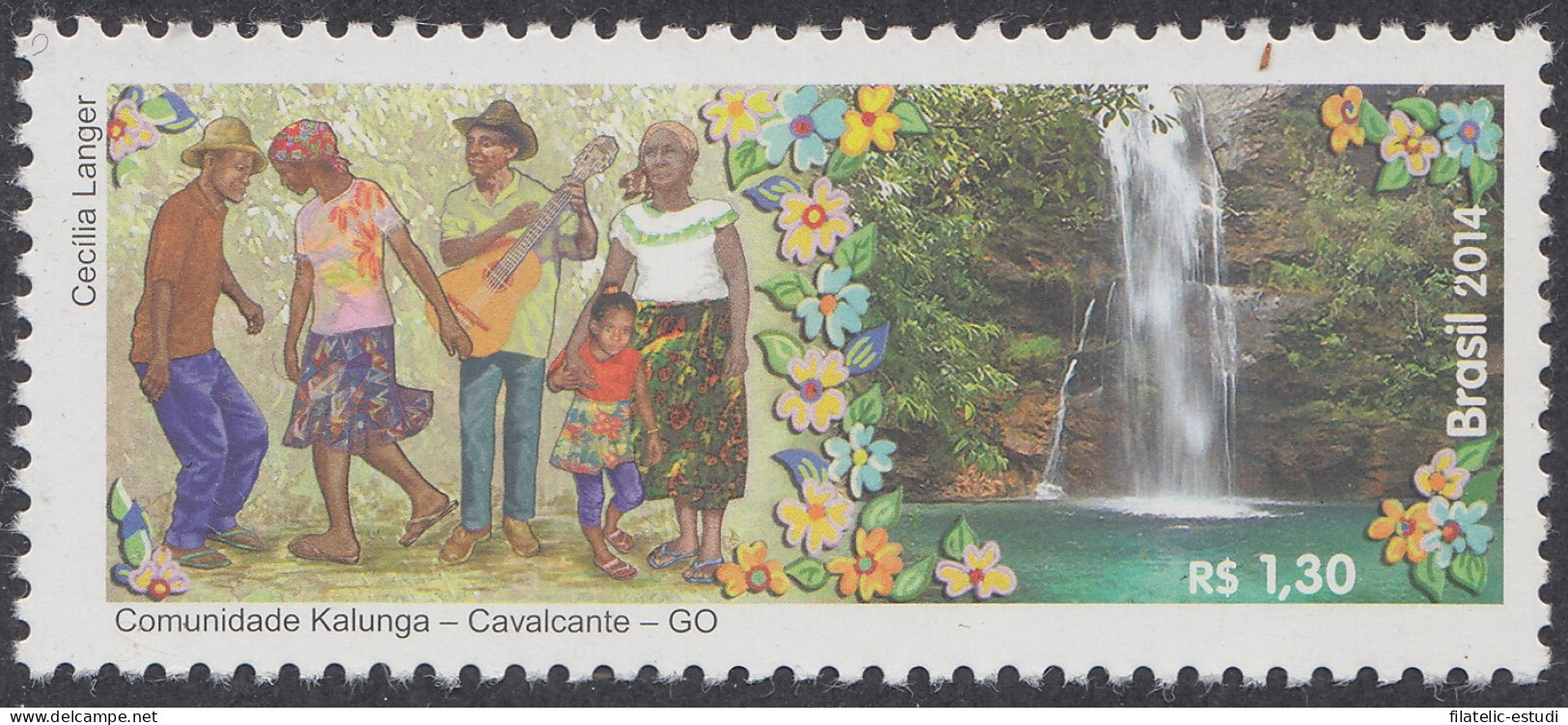 Brasil Brazil 3358 2014 Comunidad Kalunga MNH - Other & Unclassified