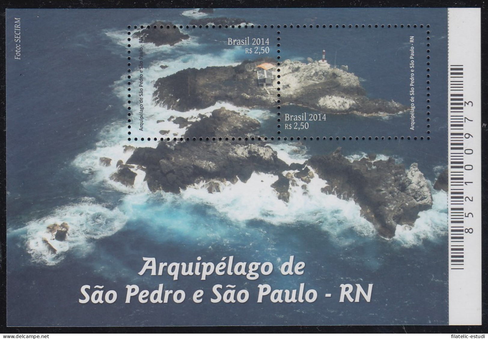 Brasil Brazil HB 166 2014 Archipielago De Sao Pedro Y Sao Paulo MNH - Other & Unclassified