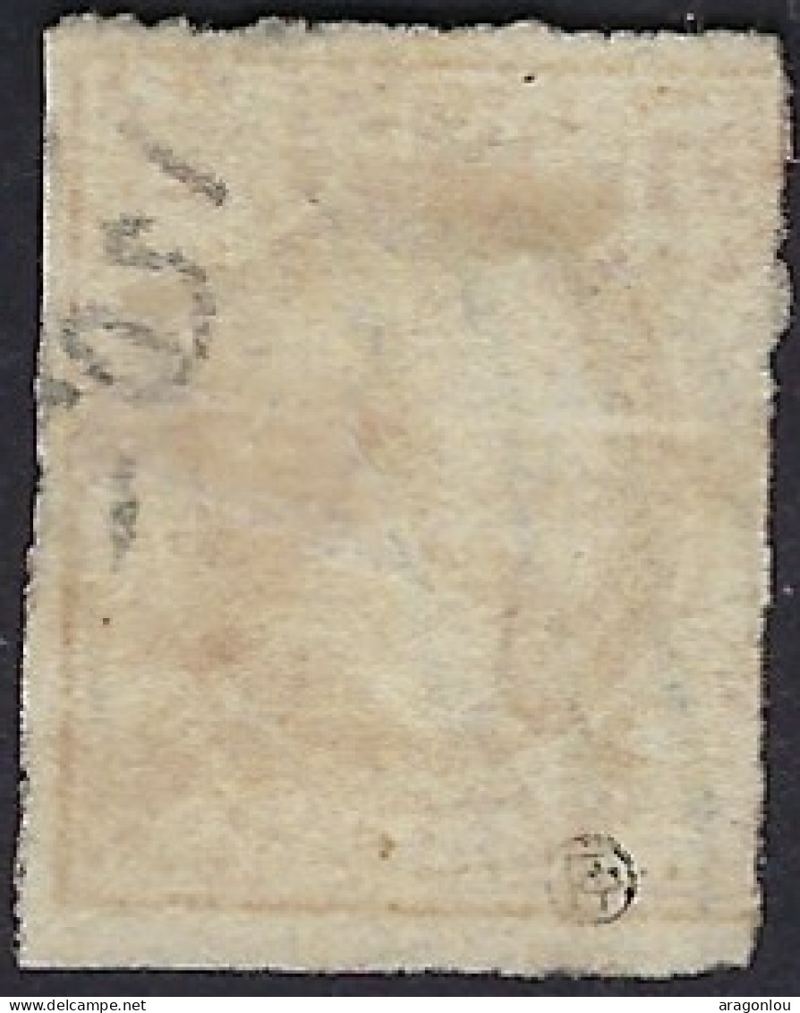 Luxembourg - Luxemburrg - Timbre -  1852   Guillaume III    Cachet Barres   Certificié    Michel 2 - 1852 Guillermo III