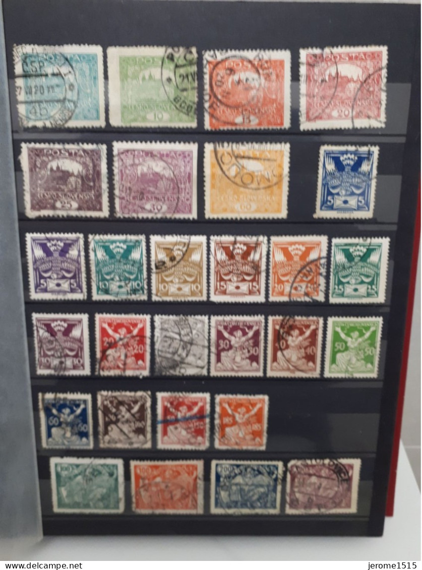 Timbres Tchécoslovaquie :  1919 - 1920 Yt N° 29, 31, 32, 36, 37, 38, 155, 156... & - Usati