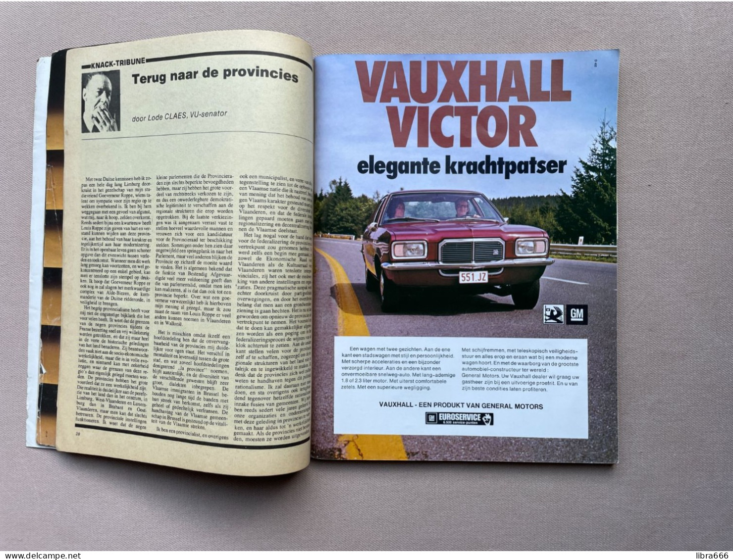 KNACK MAGAZINE Nr.15 1974 174 Pp 75 Jaar Voetbal In Brugge, De Erfenis Van Pompidou, Acec Staakt, Geeraerts In New Delhi - Informations Générales