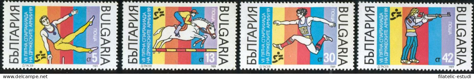 DEP3  Bulgaria Bulgary  Nº 3253/56  1989  MNH - Autres & Non Classés