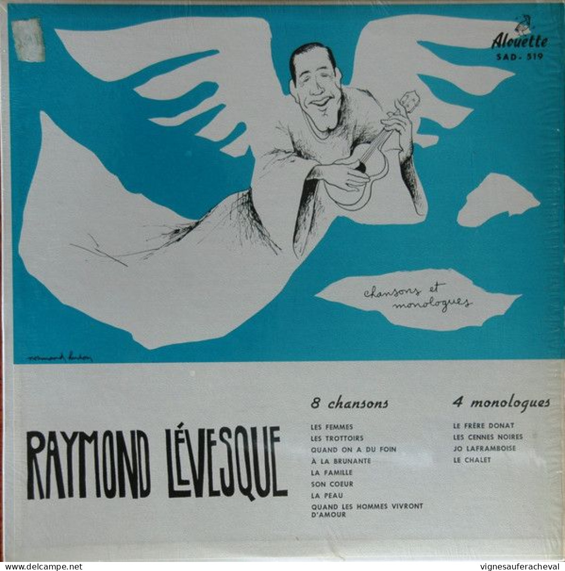 Raymond Levesque - 8 Chansons 4 Monologues - Humour, Cabaret