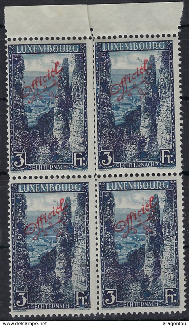 Luxembourg - Luxemburrg - Timbres -  1922    Bloc à 4   Echternach   Officiel     MNH** - Blocchi & Foglietti