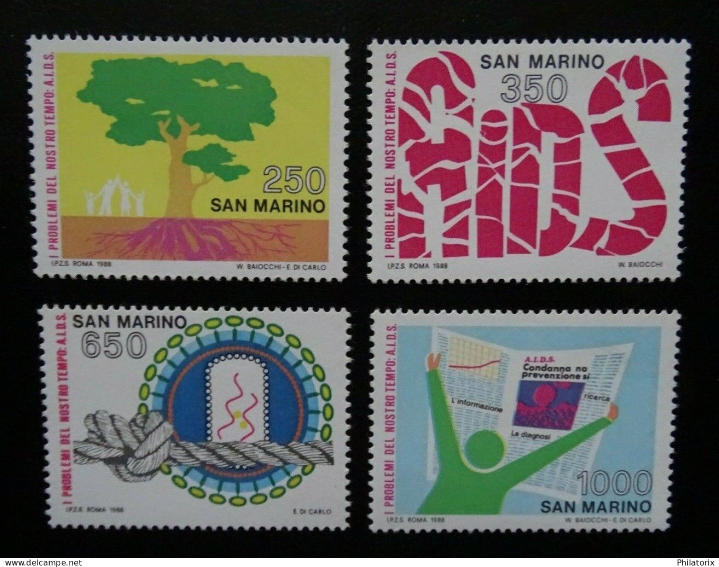 San Marino Mi 1395-1398 ** - Unused Stamps