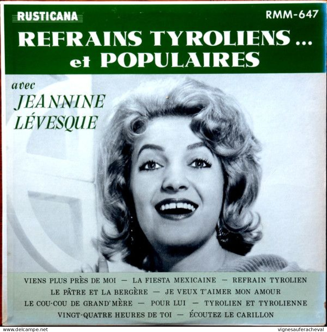 Jeannine Lévesque - Refrains Tyroliens...et Populaires - Sonstige & Ohne Zuordnung