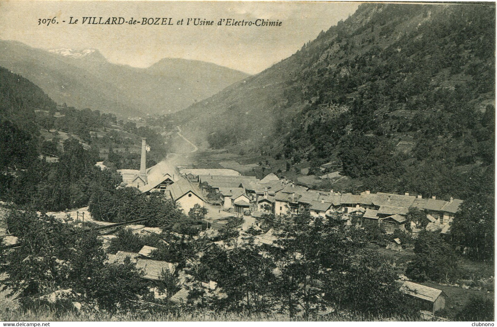 CPA - VILLARD-DE-BOZEL - USINE D'ELECTRO-CHIMIE (ETAT PARFAIT) - Bozel