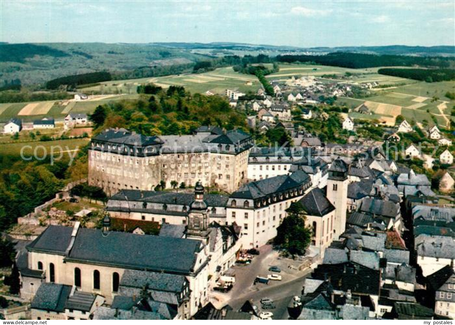 73106404 Hachenburg Westerwald Fliegeraufnahme Hachenburg - Hachenburg