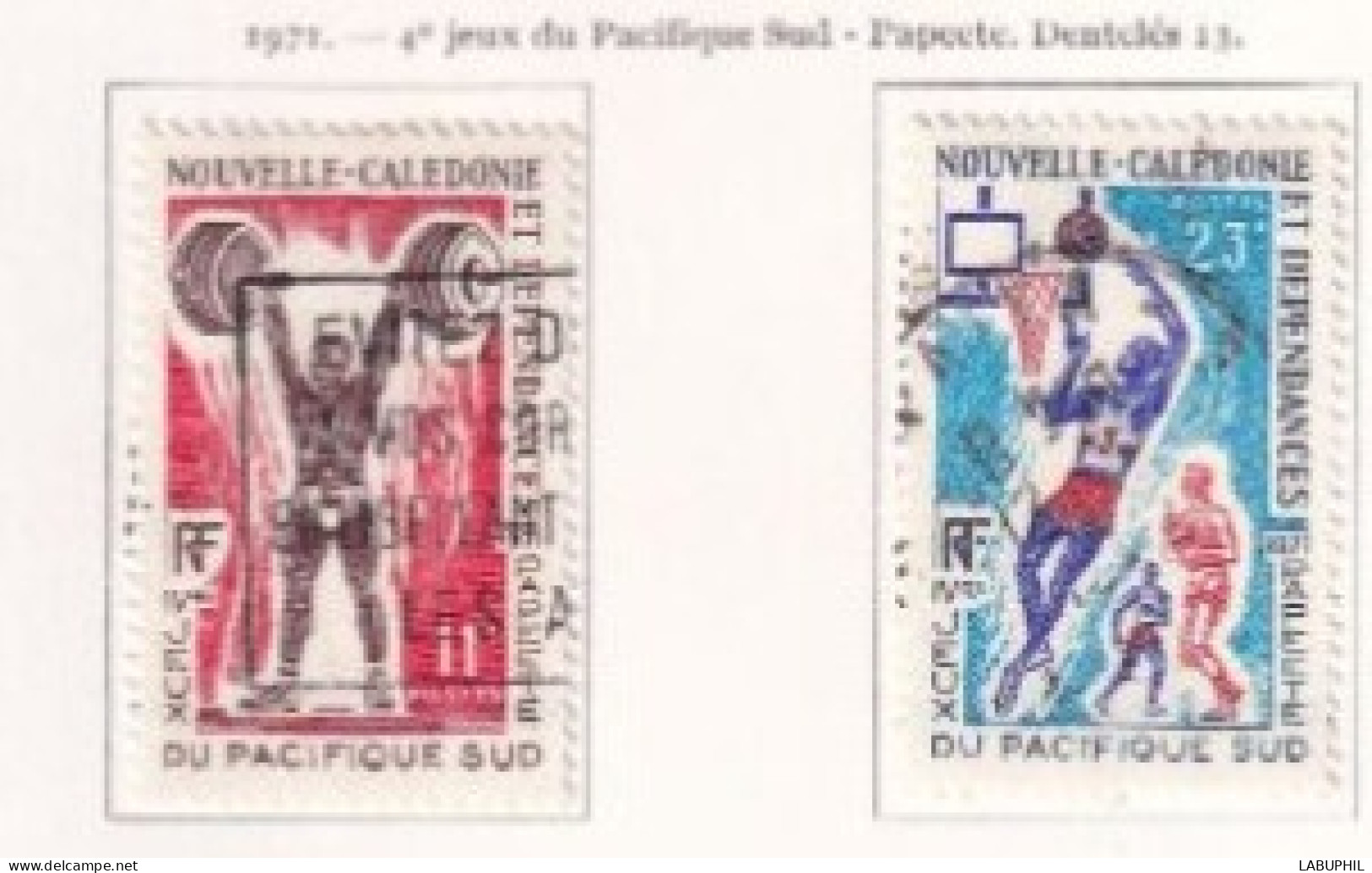 NOUVELLE CALEDONIE Dispersion D'une Collection Oblitéré Used  1971 - Usati