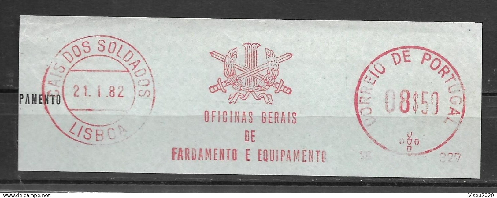Portugal, 1982 - Oficinas Gerais De Fardamento E Equipamento - FDC