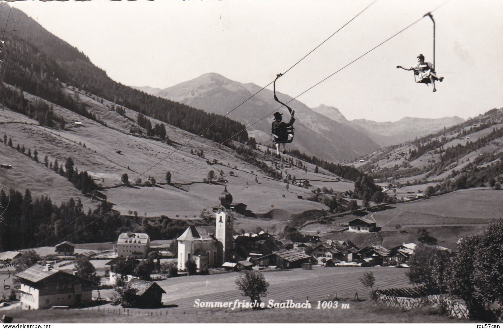 SAALBACH  -  SALZBURG  -  OESTERREICH  -  ANSICHTKARTE. - Saalbach