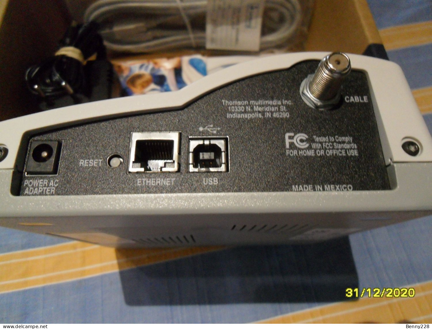 THOMSON Digital - BROADBAND CABLE MODEM ( 2 Disquettes + Notice D'installation) - Kit De Conección A Internet