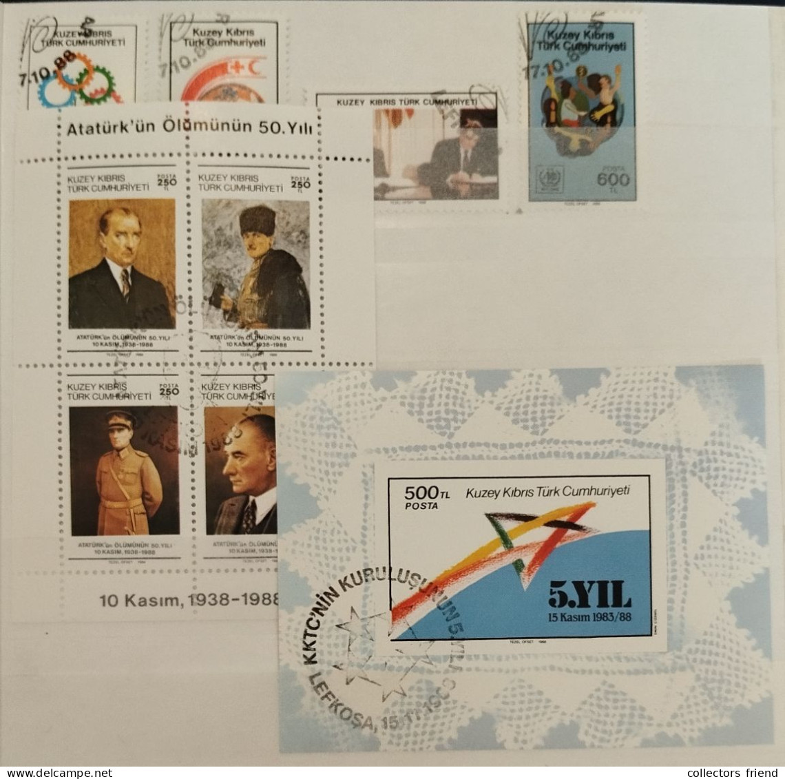 TÜRK. ZYPERN Sammlung O / Aus 1978 - 1988 - Used Stamps