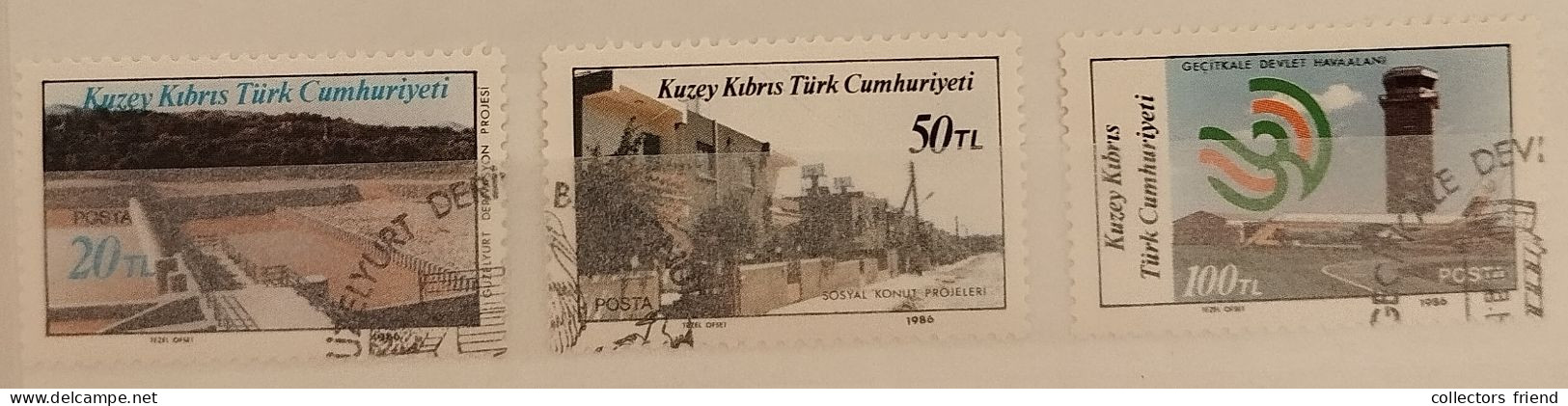 TÜRK. ZYPERN Sammlung O / Aus 1978 - 1988 - Usati