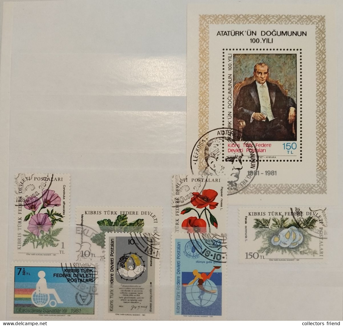 TÜRK. ZYPERN Sammlung O / Aus 1978 - 1988 - Usati