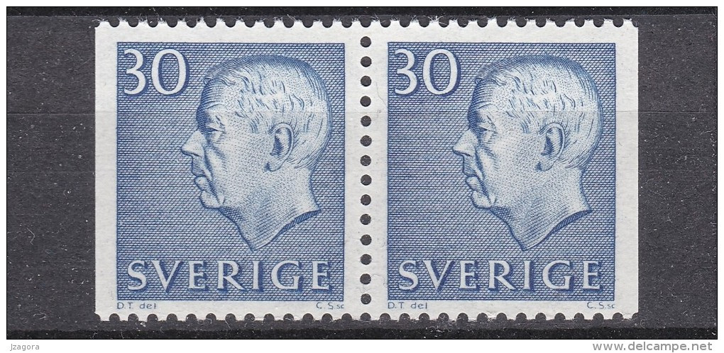 KING GUSTAF VI ADOLF OF SWEDEN 1961 MNH(**) 30 ORE MI 470 Dl/Dr  F 421 BB - Slania - Ongebruikt