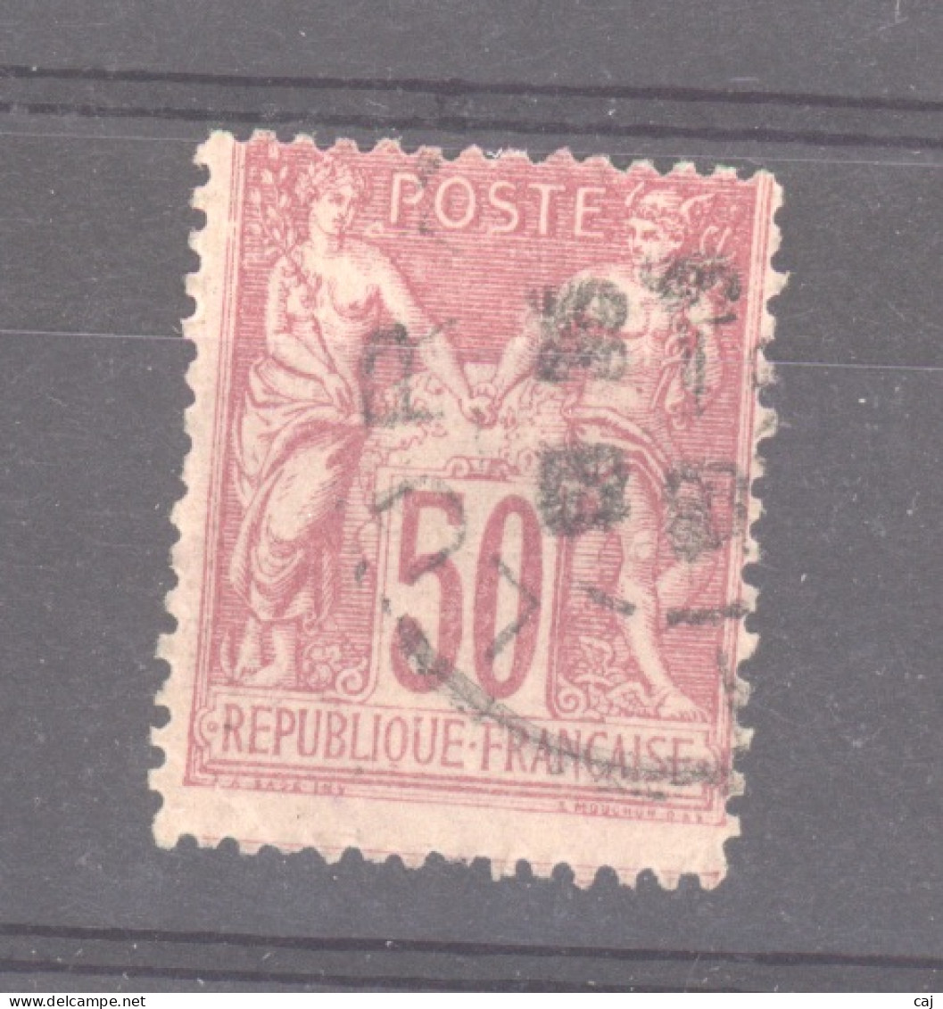 France  :  Yv  104  (o)         ,     N6 - 1898-1900 Sage (Type III)