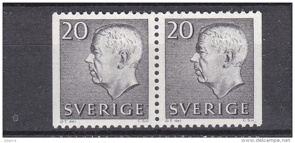 KING GUSTAF VI ADOLF OF SWEDEN 1961 MNH(**)  20 ORE MI 469 F 419 BB  - Slania - Neufs