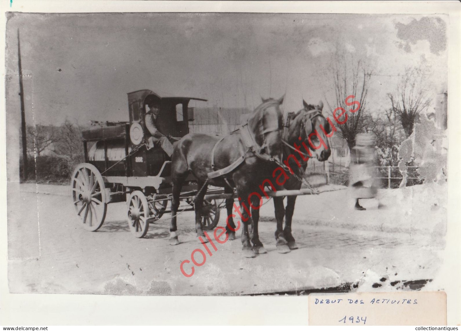 Grande Photographie Argentique D'une Photographie Originale - Petrobrabant SPRL 1934 - Wautrecq Georges - 30 X 22 Cm - Lugares