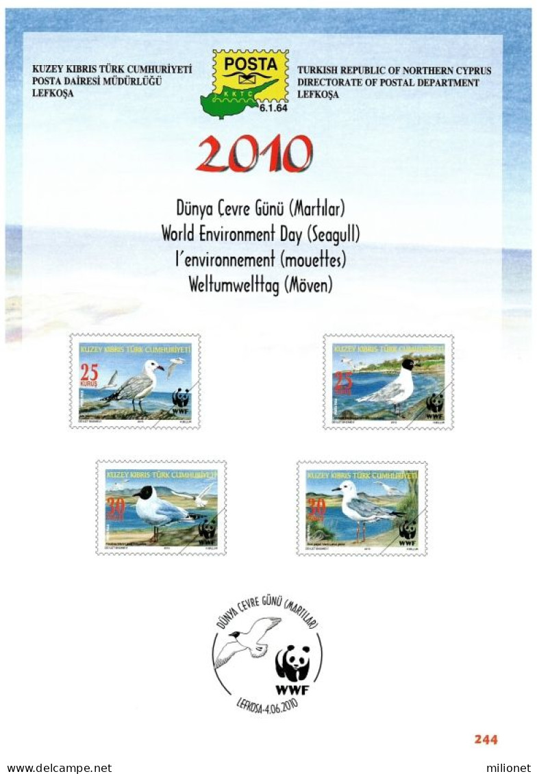 CHIPRE TURCO NORTHERN TURKISH CYPRUS ZYPERN 2010 World Environment Day BROCHURE Nº 244 - Other & Unclassified