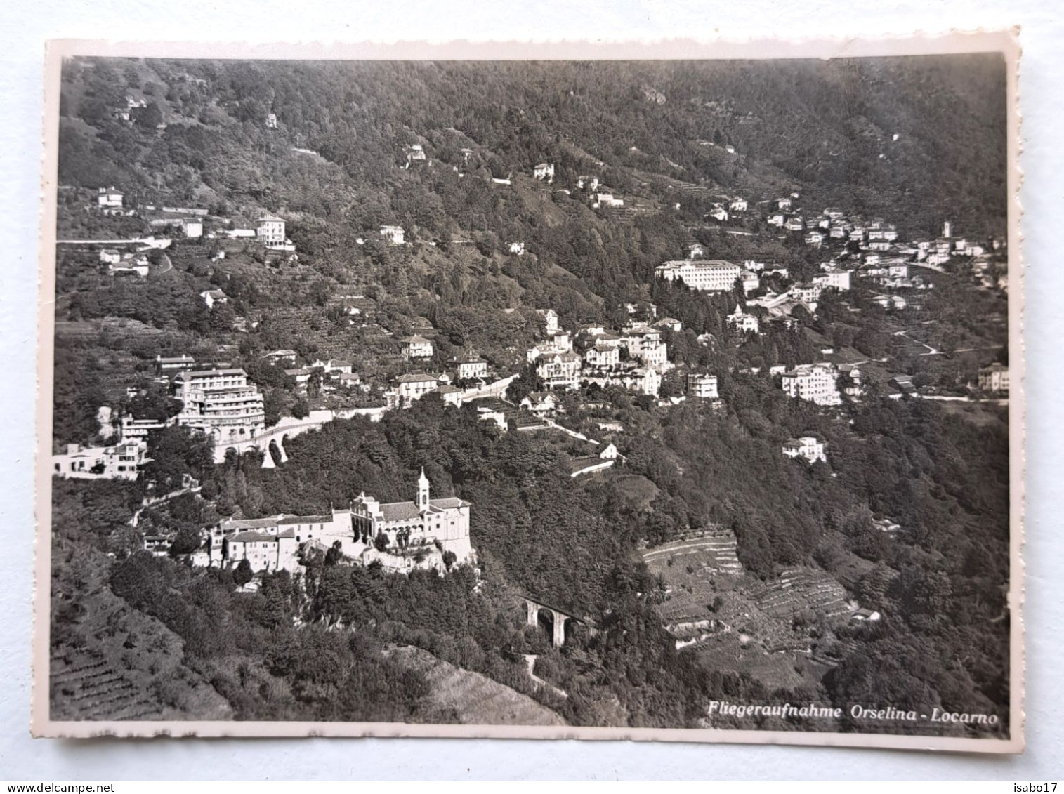 Fliegeraufnahme"Orselina Bei Locarno "  Alte AK Ungelaufen - Orselina