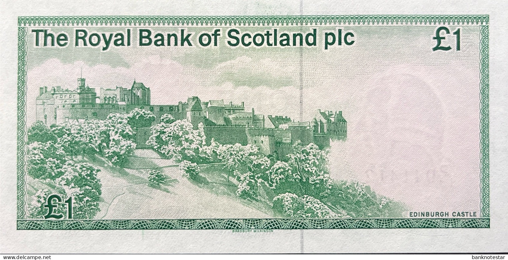 Scotland 1 Pound, P-341b (3.1.1985) - UNC - Rare Date - 1 Pound