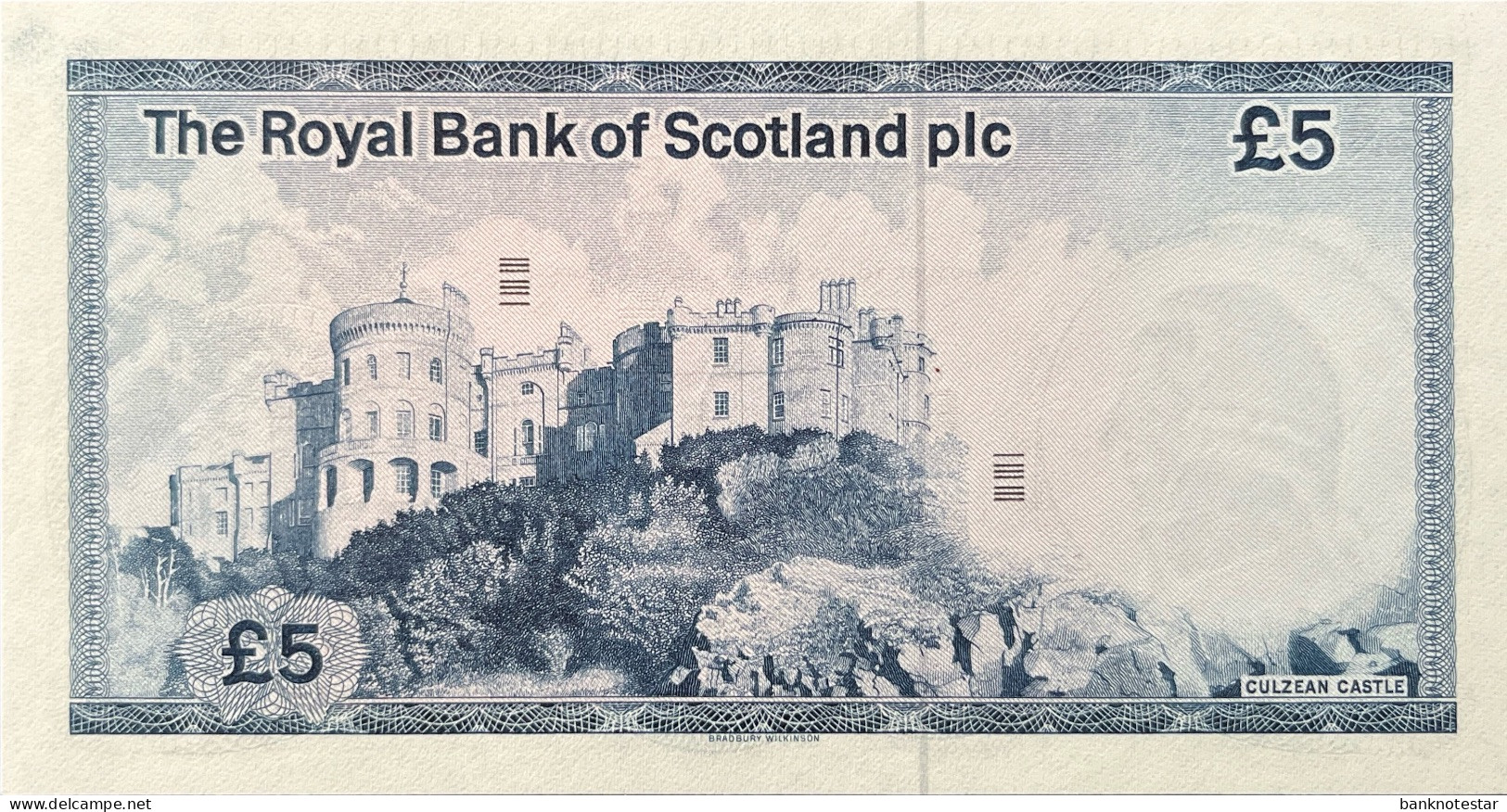 Scotland 5 Pounds, P-342a (5.1.1983) - UNC - RARE - 5 Pond