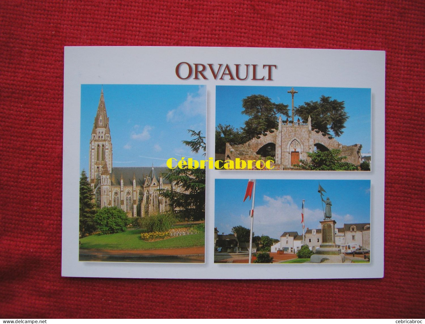 LCP01 - ORVAULT - L'église, Le Calvaire, Le Centre Du Bourg - Orvault