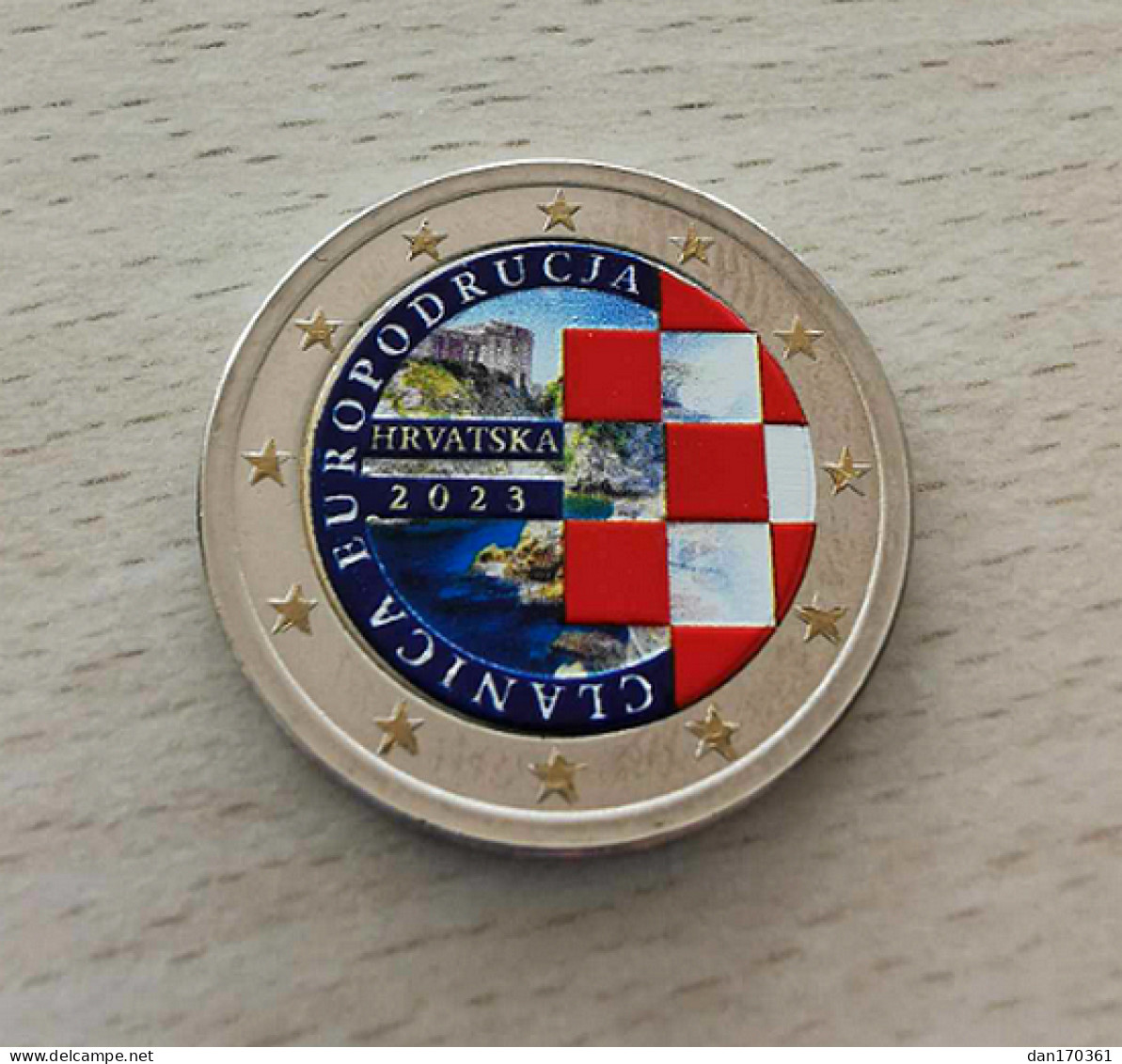 CROATIE 2023 - ADHESION A L'UNION EUROPEENNE - 2 EUROS COMMEMORATIVE COULEUR COLORED COLOR  IN FARBE - Croatia