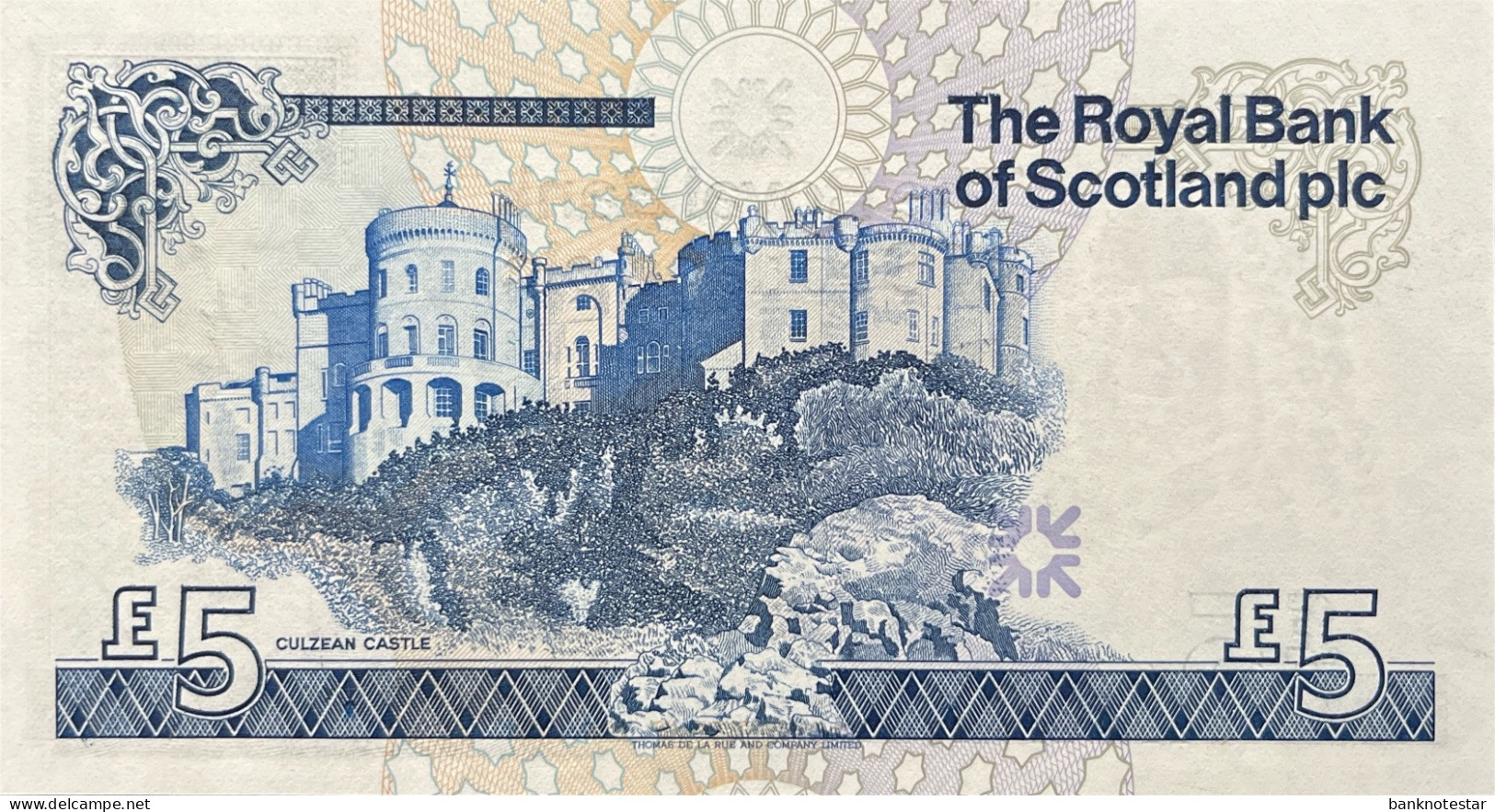 Scotland 5 Pounds, P-347 (25.3.1987) - UNC - 5 Pond