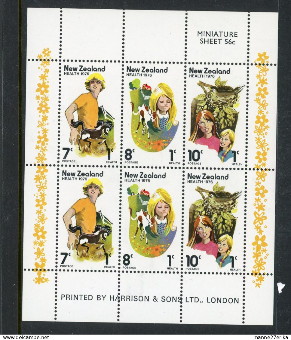 -New Zealand-1976 "Health" (**) - Unused Stamps