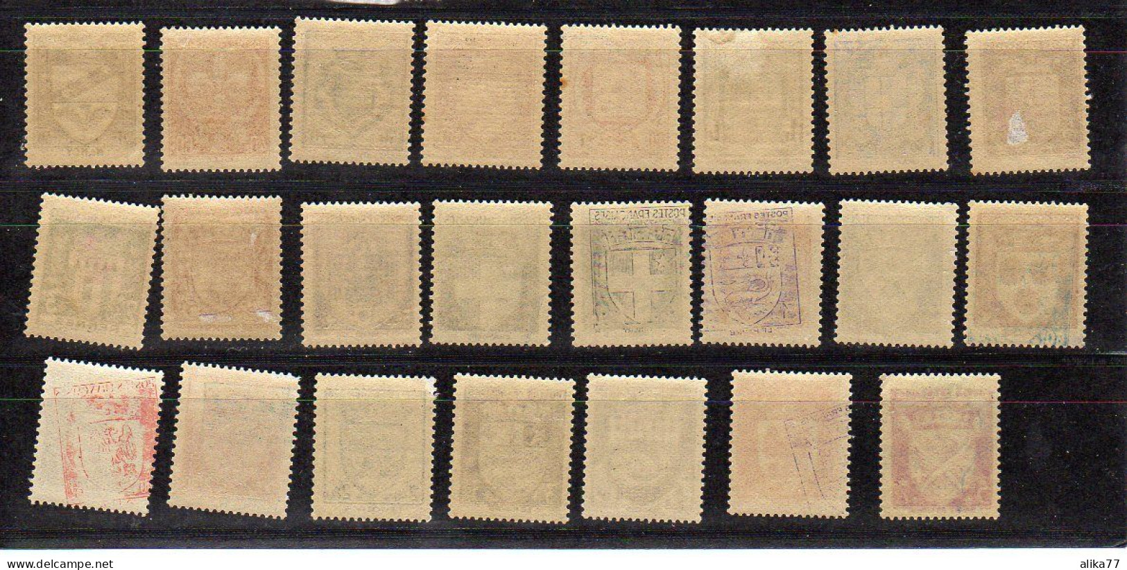 FRANCE     Neuf *    Y. Et T.   Lot De Blasons - 1941-66 Escudos Y Blasones