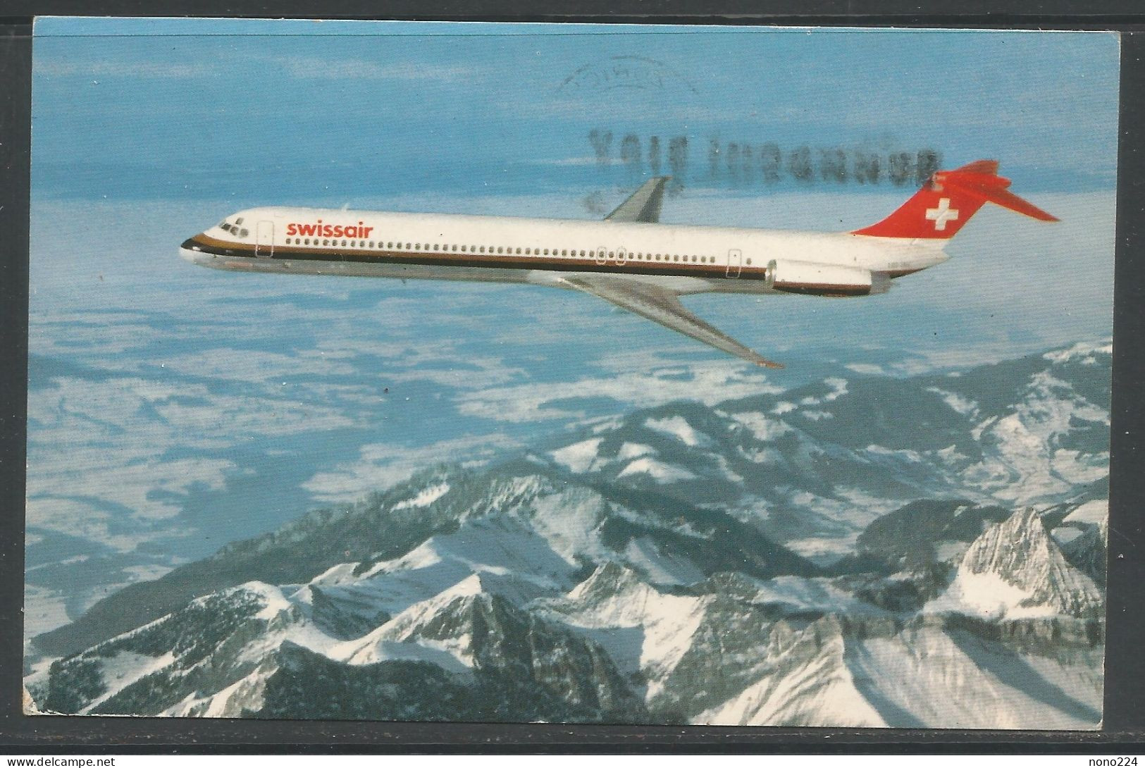 Carte P De 1989 ( Avion Swissair / Mc Donnell-Douglas DC-9-81 ) - 1946-....: Era Moderna