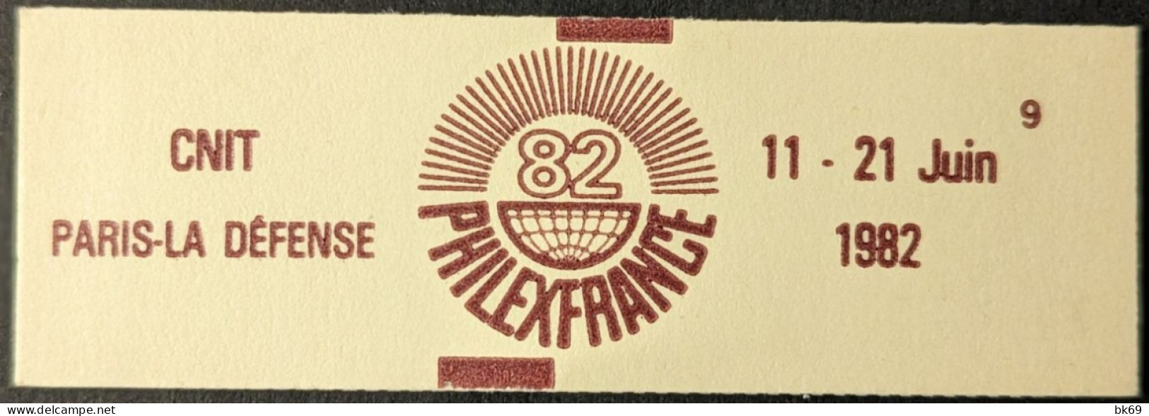 2220-C3** Daté 12-05-82 CNIT Philexfrance Paris 1982 Conf.9. Liberté 1.80F Rouge Carnet Fermé - Modernos : 1959-…