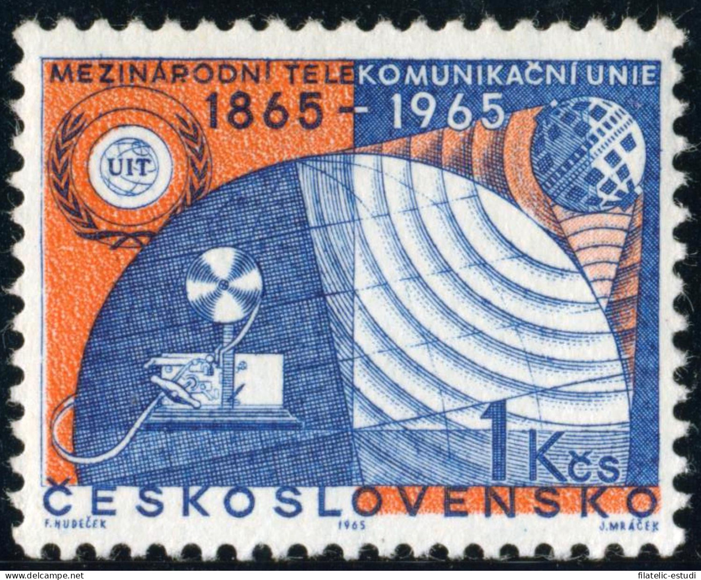 VAR2  Checoslovaquía  Czechoslovakia  Nº 1425  1965  MNH - Sonstige & Ohne Zuordnung