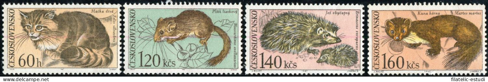 FAU3  Checoslovaquía  Czechoslovakia  Nº 1592, 1594/96  MNH - Sonstige & Ohne Zuordnung