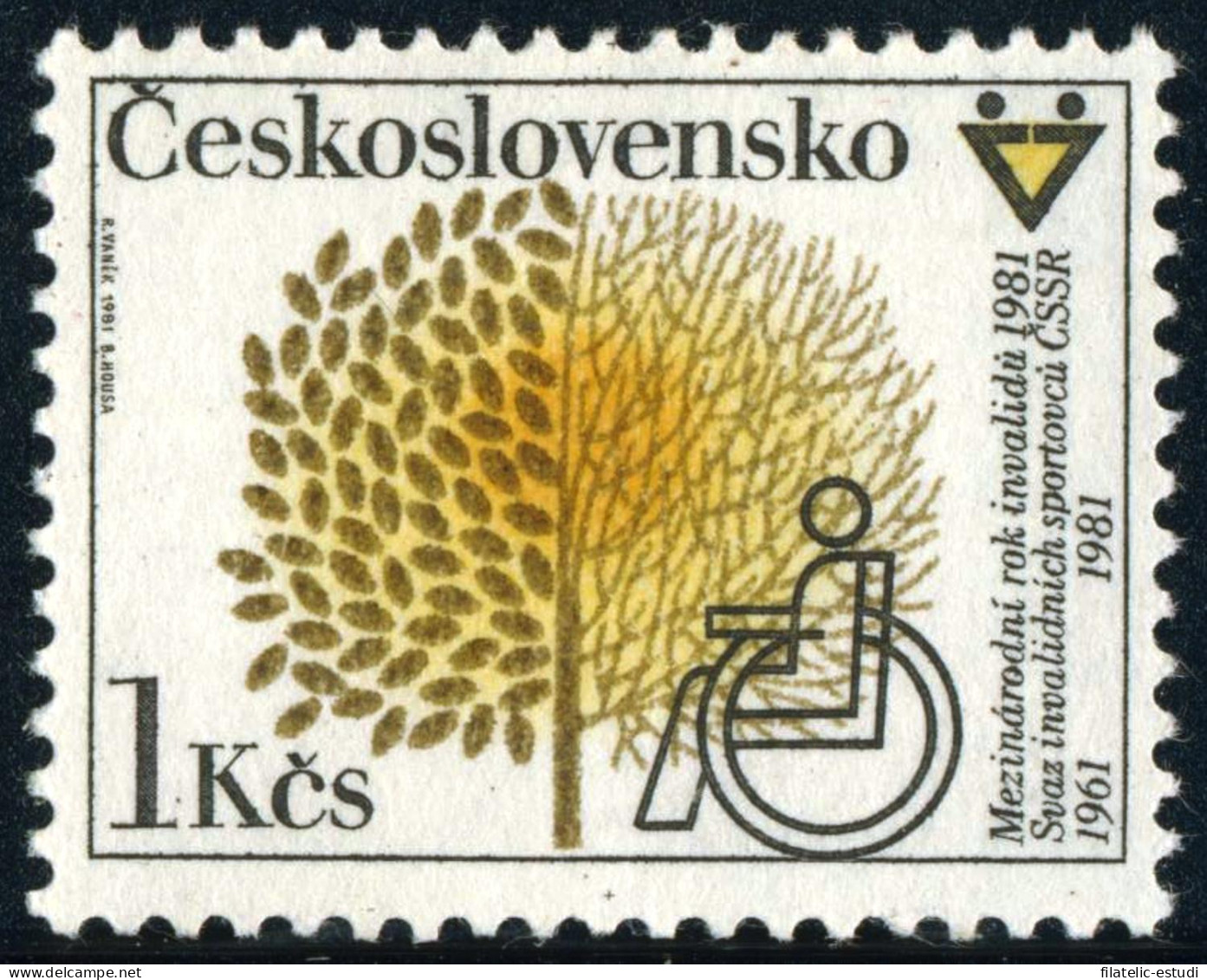 MED  Checoslovaquía  Czechoslovakia  Nº 2422   1981   MNH - Autres & Non Classés