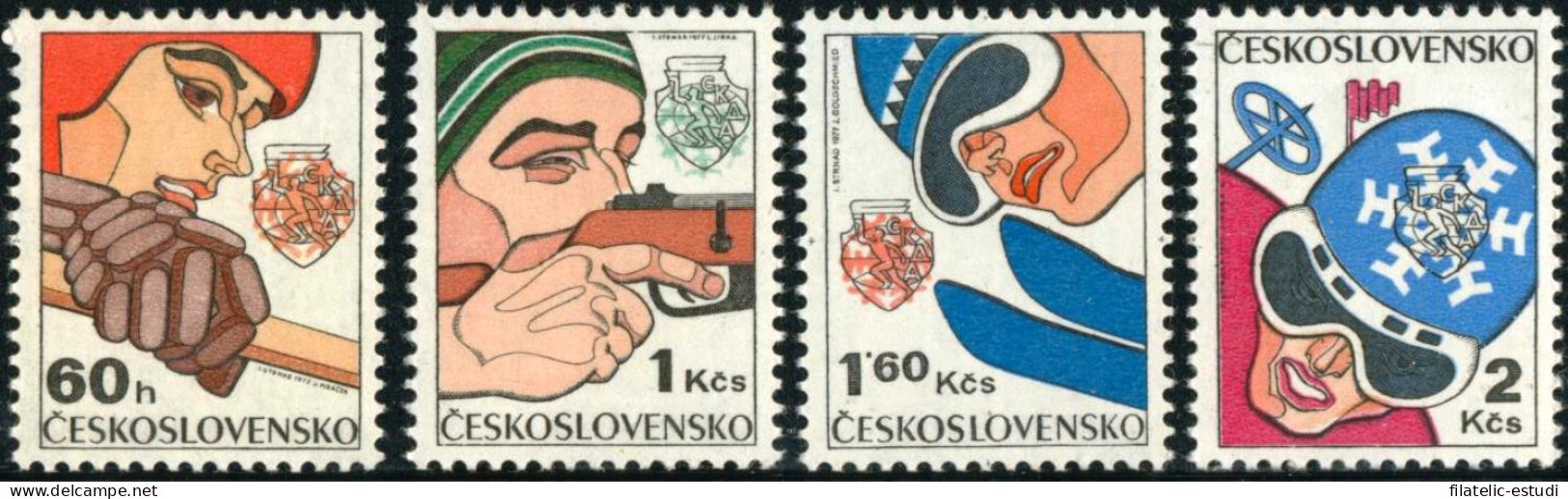 DEP4  Checoslovaquía  Czechoslovakia Nº 2192/95  1973  MNH - Other & Unclassified