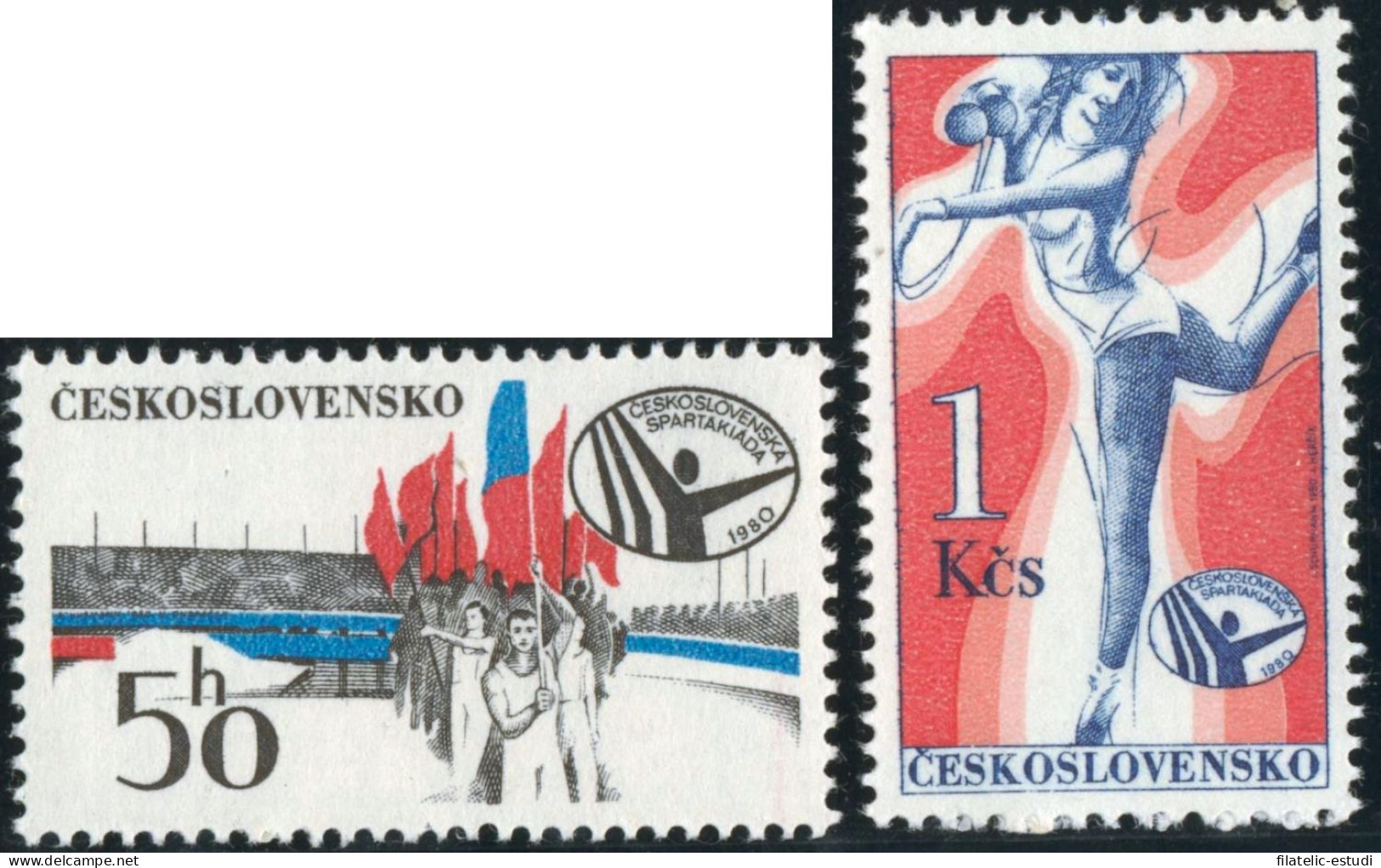 DEP3 Checoslovaquía  Czechoslovakia Nº 2398/99  MNH - Sonstige & Ohne Zuordnung