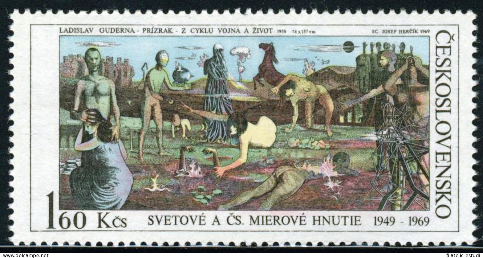 PI2/VAR2  Checoslovaquía  Czechoslovakia  Nº 1716  1969    MNH - Autres & Non Classés