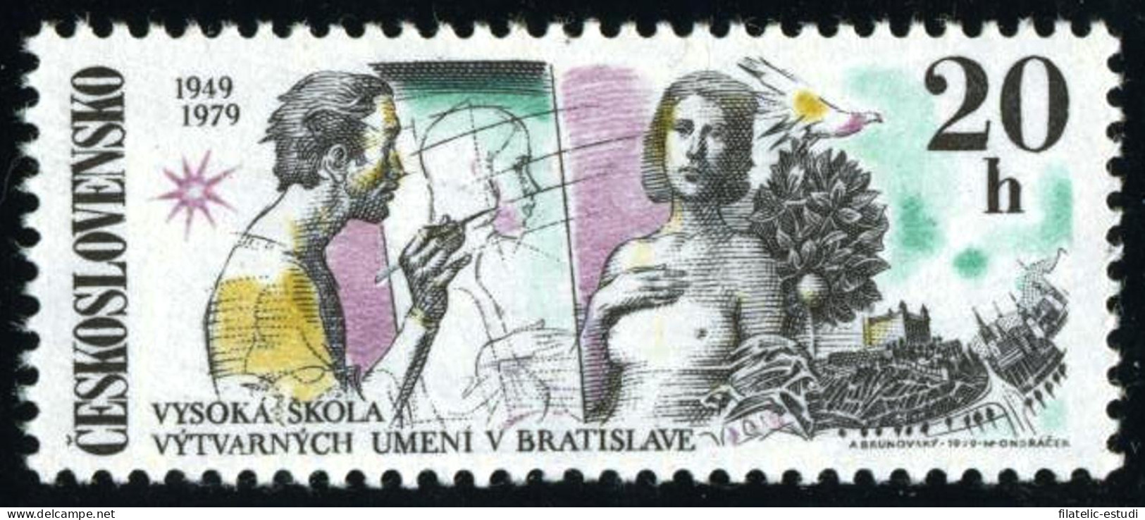 MI2  Checoslovaquía  Czechoslovakia Nº 2324  1979  MNH - Autres & Non Classés