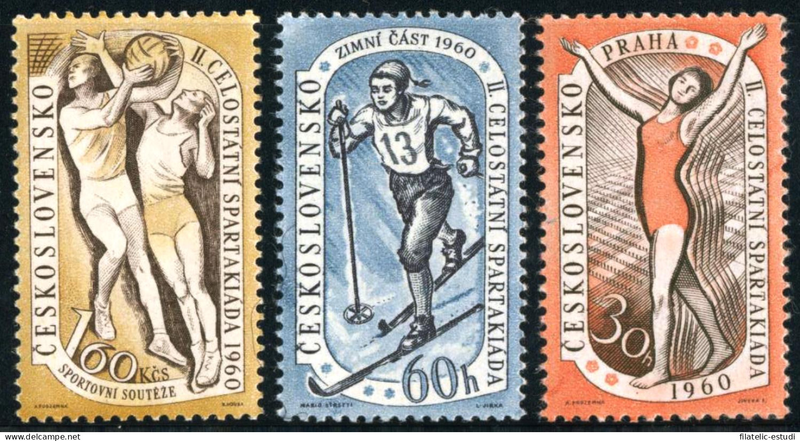 DEP2  Checoslovaquía  Czechoslovakia  Nº 1059/61  1960   MNH - Other & Unclassified